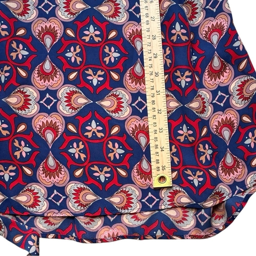 NWT! Tucker Silk Long Sleeve Polo Belted Shirt‎ Dress | Women’s Size Large - Picture 9 of 11